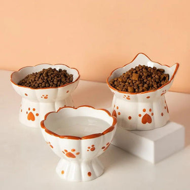 Meowlicious Cat Ceramic Bowls Pet Bowls, Feeders & Waterers KittyNook Cat Company
